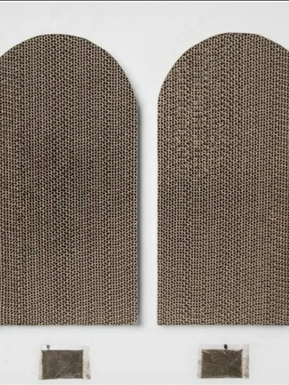 Target Brown Corrugated Cardboard Cat Scratcher Pads, Set of 2